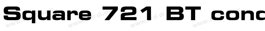 Square 721 BT conden字体转换